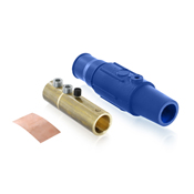 17 Series Taper Nose, Female, Plug, 350-500MCM Awg, Industrial Grade, Cam-Type Connector, Blue