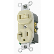 Bryant Electric RC309W Electrical Combination Switch White