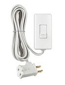 Tabletop Slide Control Lamp Dimmer, 300-Watt, White