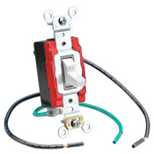 Product image for LEV 1243-W 20A 120 277V SP TGL SW L