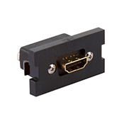 1 Unit High Multimedia Outlet System HDMI Insert Adapter Black