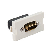 1 Unit High Multimedia Outlet System HDMI Insert Adapter Light Almond