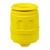Boot for Straight / Locking Plug, 20 Amp and 30 Amp, 3-Wire, Weather Resistant - Yellow