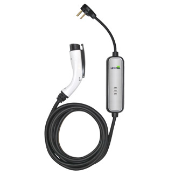 Evr-Green Mini Charging Station, 208/240 V AC, 4.8kW output, 12' charging cable, cord-connected (plug-in). The Evr-Green Mini Requires a 30 Amp, 250 Volt, NEMA 6-30R, 2P, 3W Receptacle for Operation.