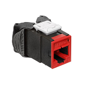 Atlas-X1 Cat 6 UTP QuickPort Connector, Crimson