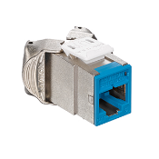 Atlas-X1 Cat 6 Shielded QuickPort Connector, Blue