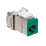 Atlas-X1 Cat 6 Shielded QuickPort Connector, Green