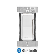 Decora Digital Dimmer/timer, Bluetooth Version, Single Pole/3-Way, 120VAC, 600W Incandescent, 300W LED/CFL, 600W ELV, White (Assembled) W/ Light Almond And Ivory Color Kits Included.