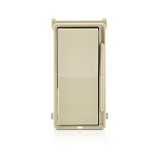 Decora Rocker Slide color change kit with locator light - Ivory