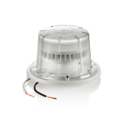 LED Ceiling Keyless Lampholder with GU24 LED Lamp and Guard, 10W-120VAC, 60Hz, Energy Star Qualified - White