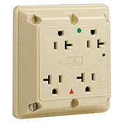 20-Amp 125-Volt 4-In-1 Receptacle, Orange