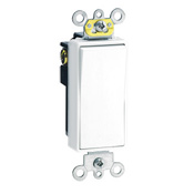 20-Amp 120/277-Volt Decora Plus Rocker 4-Way AC Quiet Switch, White