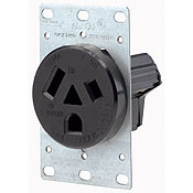 Product image for LEV 9750-A EB REC SGL FLUSH MNT 2PO