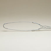 Product image for Leviton L7984 .530 - .730 Inch Cable Range Single U Eye Closed Mesh Single Weave Bus-Drop Duty Support Wire Mesh Grip