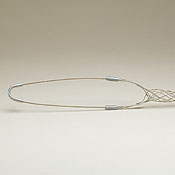 Single U Eye, Closed Mesh, Double Weave, Heavy Duty, Support Wire Mesh Grip, 1.00 to 1.24 Cable Diameter