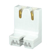Medium Base, T8 Only Bi-Pin, Fluorescent Lampholder, Pack of 5