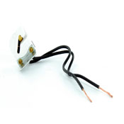Medium Base, Bi-Pin, Fluorescent Lampholder, 500 Pack White