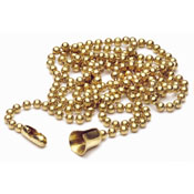3-Foot Extension Chain, Brass