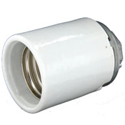 Porcelain Mogul Base Incandescent Lampholder, 1500W-600V with Cap and Liner