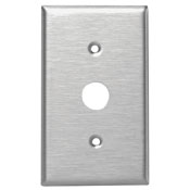 1-Gang Key Lock Power Switch Device Switch Wallplate, Standard Size, Spanner Screws and Tool, Device Mount, Stainless Steel