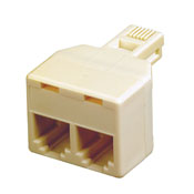 Duplex Phone Adapter, Ivory