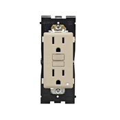 Leviton Renu® Tamper-Resistant Self-Test SmartlockPro GFCI Outlet RGF15-0NS, 15A-125V, in Navajo Sand