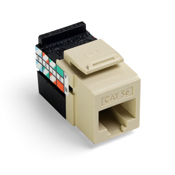 GigaMax 5E QuickPort Connector, Cat 5E, Ivory