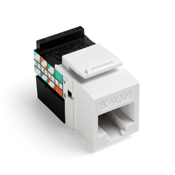 Gigamax 5E Quickport Connector, Cat 5E, White