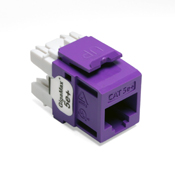 GigaMax 5e+ QuickPort Connector, CAT 5e, purple