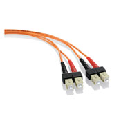 Fiber Patch Cord: 62.5/125 UM Multimode (OM1) Duplex Riser-rated (3MM Zipcord). SC To SC, 5 Meters Length (Polarity Is A-B). Cable Color - Orange
