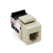 Voice Grade QuickPort Connector, Ivory