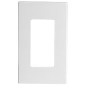 1-Gang Decora Plus Wallplate Screwless Snap-On Mount, Ivory