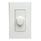 IllumaTech 600W Preset Incandescent Rotary Dimmer, Single-Pole and 3-Way, White/Ivory/Light Almond