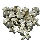 75 Ohm Termination Caps for Female F-Connectors