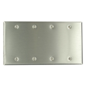Product image for LEV 84064 4 GANG 430 SS BLANK STAND