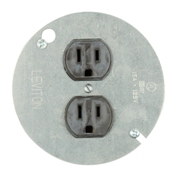 15 Amp 125 Volt, Duplex Receptacle, with 4