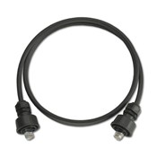 DuraPort Industrial Patch Cord, industrial plug-to-industrial plug, 15 foot length, Cat 6, black.