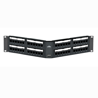 eXtreme 6+ Universal Angled Patch Panel , 48-Port, 2RU, CAT 6