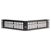 QuickPort Angled Patch Panel, 48-Port, 2RU