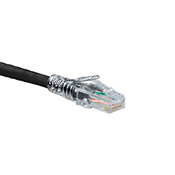 eXtreme 6+ SlimLine Patch Cord, CAT 6, 3-Foot Length, Black