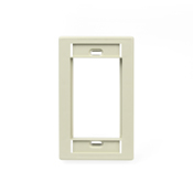 MOS Wallplate, single-gang, light almond