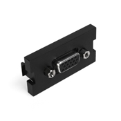 MOS Insert, HD 15 Video Connector, Femail-to-Female, Color Black