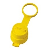 Cap for Locking Plug, 20 Amp, Wetguard IP66, Yellow