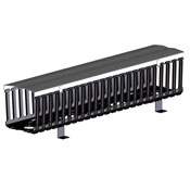 Vertical Front Only Cable Management, 8