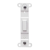 Toggle Plastic adapter plate, Blank Toggle No Hole, Light Almond