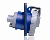 30 Amp, 250 Volt 3-Phase, IEC 309-1 & 309-2, 3P, 4W, Outlet North American Pin & Sleeve Receptacle, Industrial Grade, IP67, Watertight - Blue