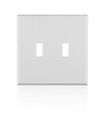 Product image for LEV PJ2C-C0W CHTH 2G TOG WALLPLATE