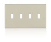 Product image for LEV PJ4C-C0W CHTH 4G TOG WALLPLATE