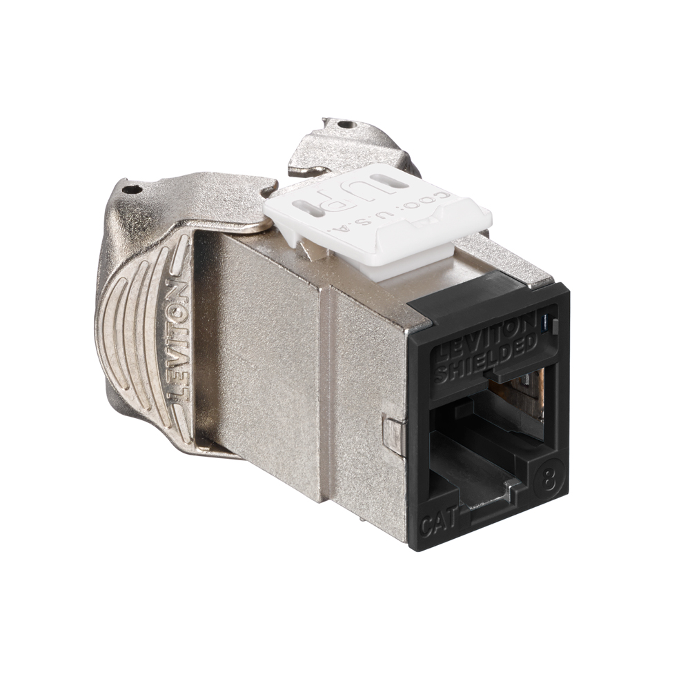 Atlas-X1 Cat 8 Shielded QuickPort Connector, Black