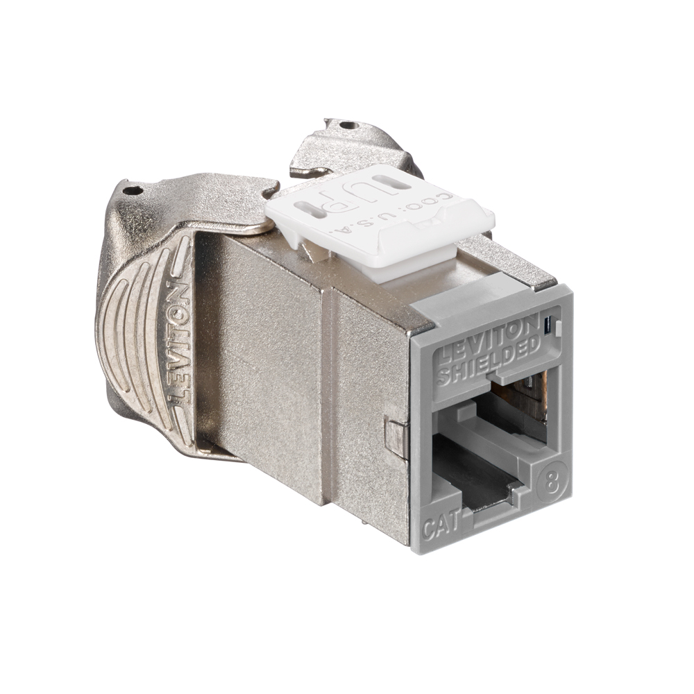 Atlas-X1 Cat 8 Shielded QuickPort Connector, Grey